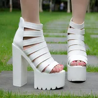 Muffin dance t-stage tacco spesso walk show 15cm nuovo 2021 estate tacco alto night club sandali da donna scarpe esterne