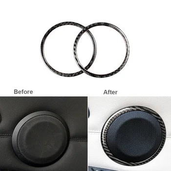 

Decor Door Speaker Decoration Rings Accessory For BMW E90 Old 3 Series X1E84 New