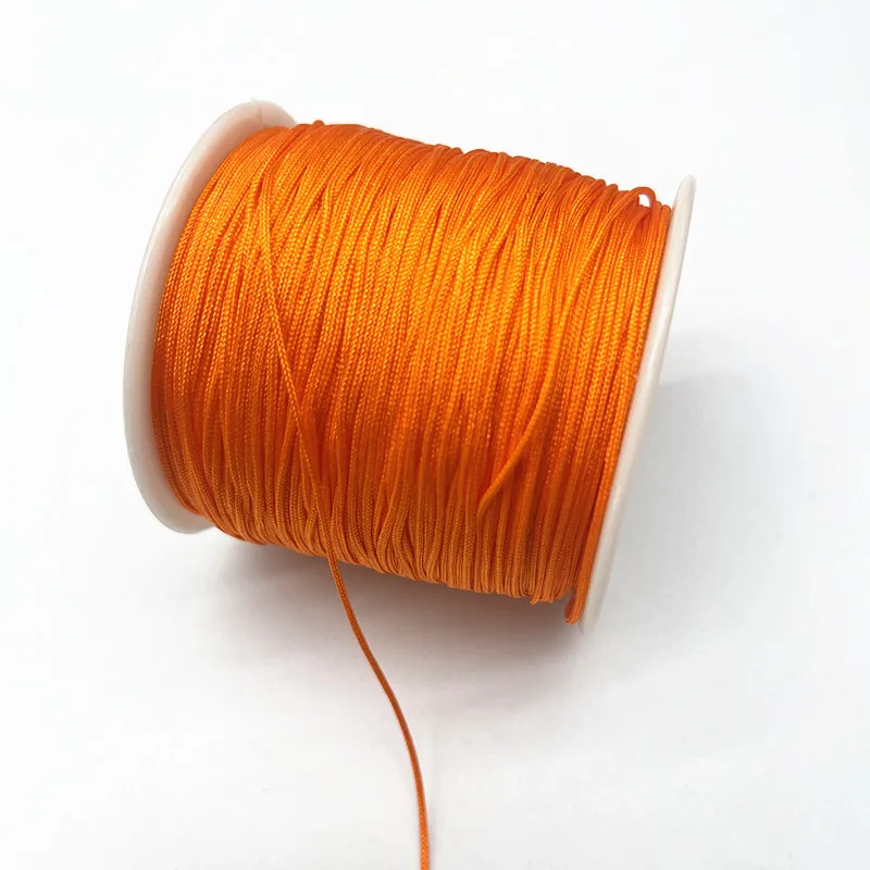100 Meters 0.8mm Nylon Cord Thread Chinese Knot Macrame Cord Bracelet Braided String DIY Beading Thread nylon cord macrame cord