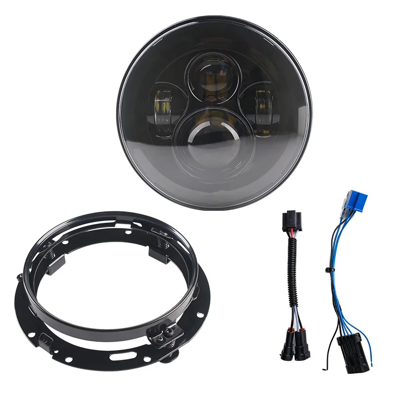 7 Inch LED Headlight with Mounting Bracket for Touring Street Glide Road King Ultra Classic Electra Glide Heritage Softail Slim 7 Inch LED Headlight with Mounting Bracket for Touring Street Glide Road King Ultra Classic Electra Glide Heritage Softail Slim