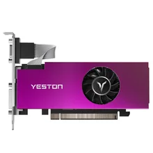 Yeston RX550 4G D5LP офисная карточка для ножей узкая карточка настольная полувысота независимая видеокарта низкое энергопотребление 1071 ГГц