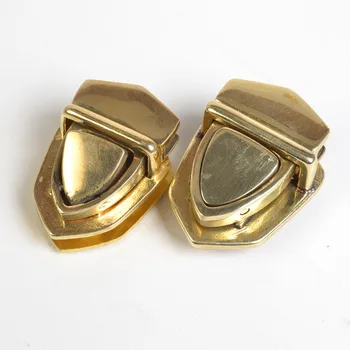 

1PC Brass Buckle Clasp Lock DIY Leather Handbag Bag Hardware Purse Snap Clasps Duck Tongue Shape Lock Accessories