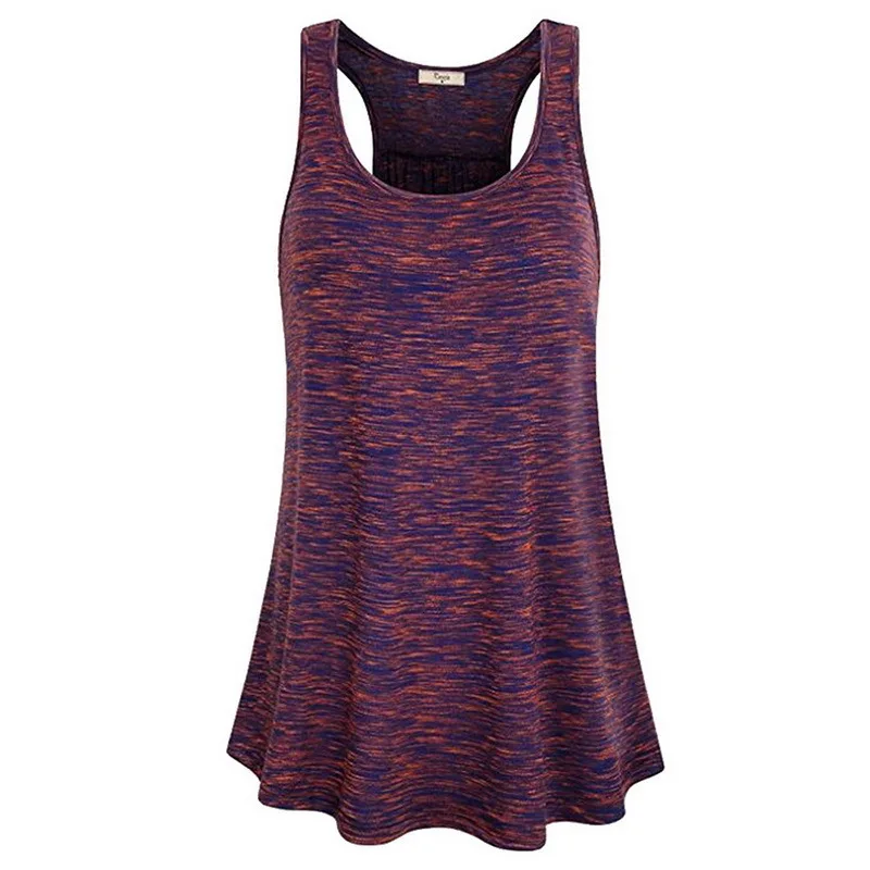 2pcs Spring Women Sleeveless Yoga Shirt Back Vests Tanks Running Gym Tanks Elastic Breathable Vests Quick Dry Tops Z25 - Color: Purple