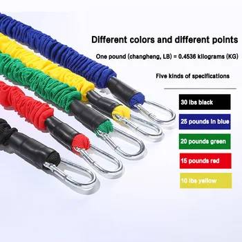 

Ne 11pcs/Set Resistance Bands Pull Rope for Home Gym Equipment Workout Fitness Exercise Resistance Training Accessories SMR88