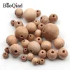 8-30mm Lead-free Beech Wood Round Balls Natural Wooden Beads For Jewelry Making Diy Children Teething Spacer Wood Crafts ► Photo 2/5