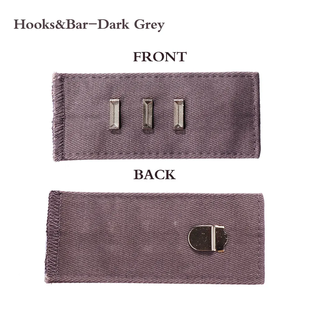 Style 1-Dark Grey 1 шт. хлопок унисекс брюки пояс удлинитель для ремня безопасности плотно прилегающая пуговица Крючки одежда, юбки джинсы аксессуары для беременных Швейные аксессуары - Цвет: Style 1-Dark Grey