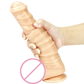 9.8 inch huge penis animal horse dildo dick with strong suction cup ribbed big sex toys for women flirt sex products hot 6