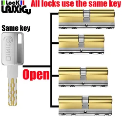 one key opens all locks Lock cylinder Door cylinder lock Entrance door lock Cylinder lock Door lock All locks use the same key