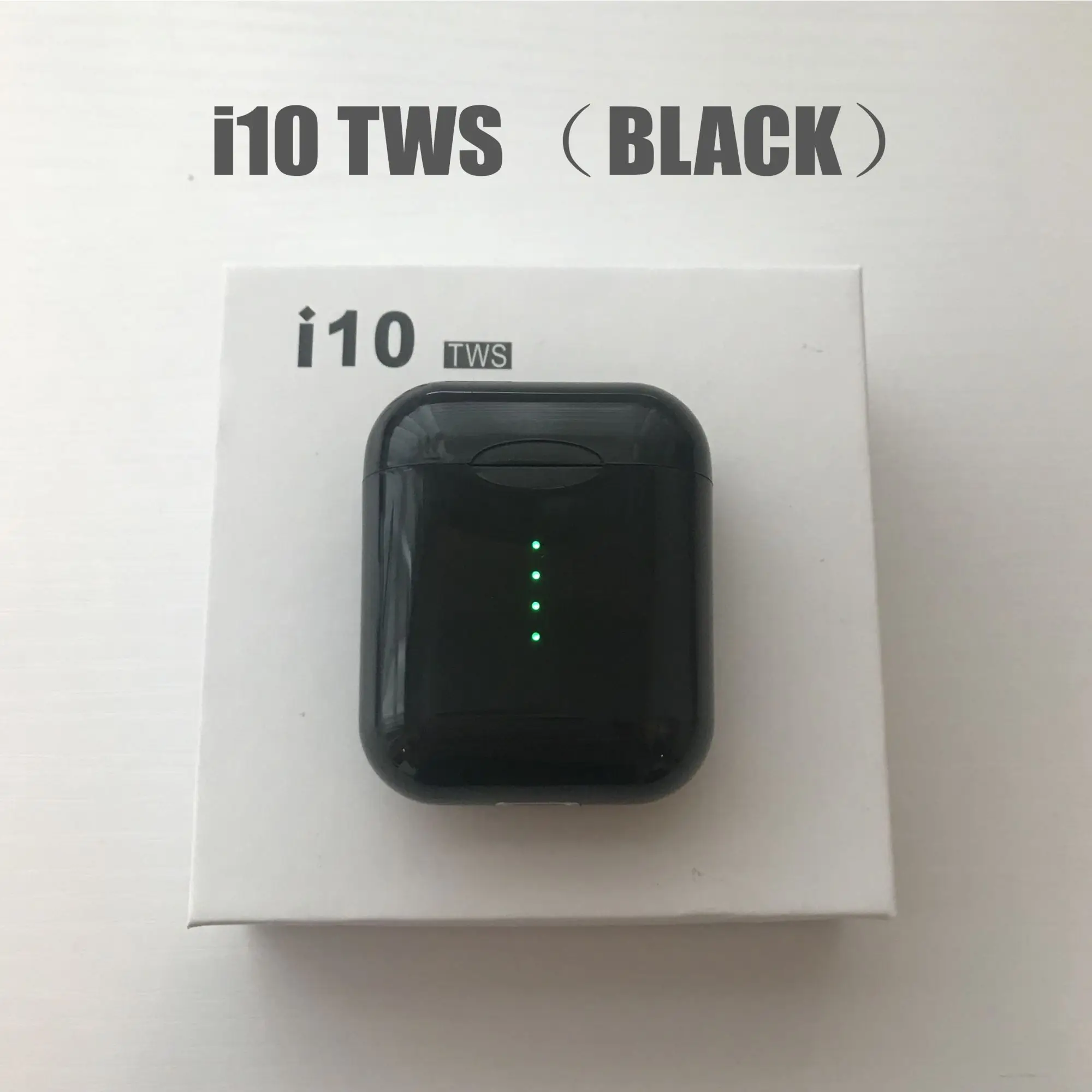VSDTK i10 tws i10s tws Bluetooth беспроводные наушники Bluetooth 5,0 наушники с сенсорным управлением гарнитура для iphone xiaomi смартфонов - Цвет: i10 tws-Black