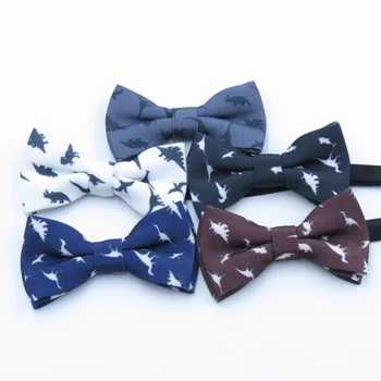 

2020 New Cartoon Print Children Bowtie Polester Bowties Kids Classical Neck tie Butterfly Bow tie for Boys Gift