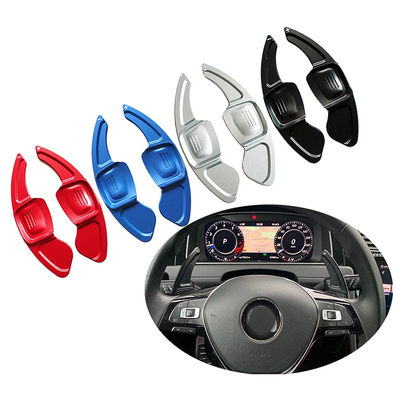 

Shift Paddle for Volkswagen VW Golf 7 MK7 POLO MK6 Tiguan Car Steering Wheel Shifters Extend DSG Sticker Styling 2 pcs