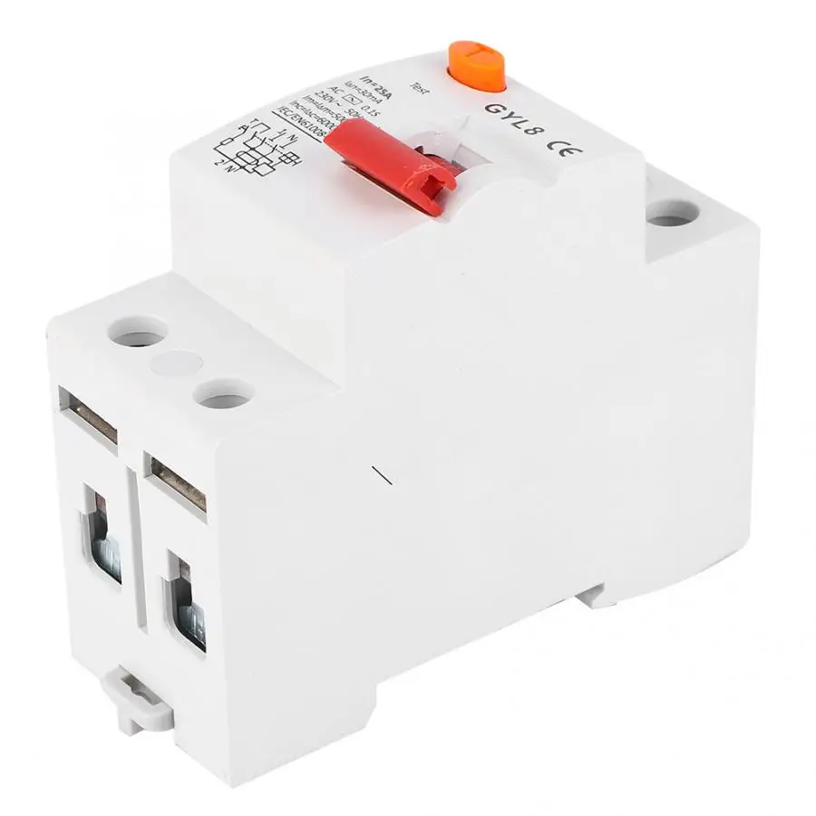 Миниатюрный автоматический выключатель расколоть 230VAC GYL8 25/40/63A Американская классификация проводов 2р время автомат защити цепи утечки тока