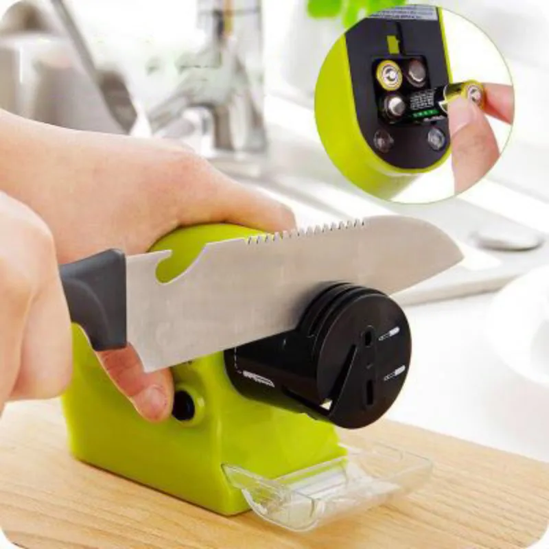 

Electric Sharpener Quick Knife Scissor Stone Grinder Multifunctional Grinding Wheel Knife Sharpening System Home Kitchen Tool
