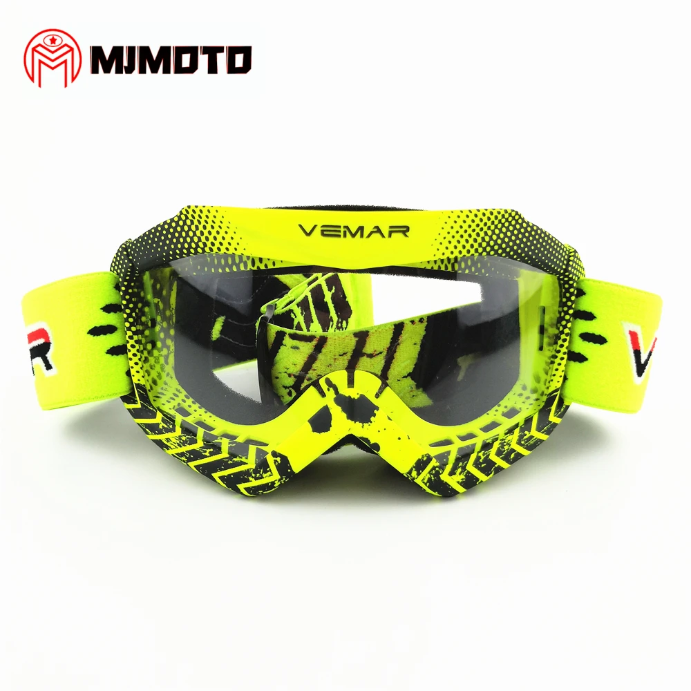 Новые детские мотоциклетные очки детские MX MTB внедорожные грязные велосипедные очки гоночные очки gafas для мотокросса очки для мотокросса - Цвет: Цвет: желтый