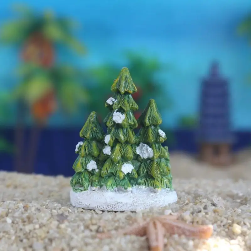 Aquarium Fish Tank Landscaping Resin Crafts Christmas Ornaments