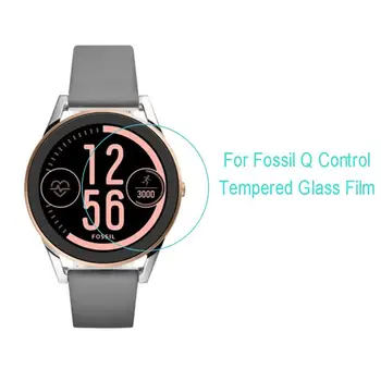 

High Quality Full Coverage HD Clear Protector Tempered Glass Film For Fossil Q Control Smart Watch Screen