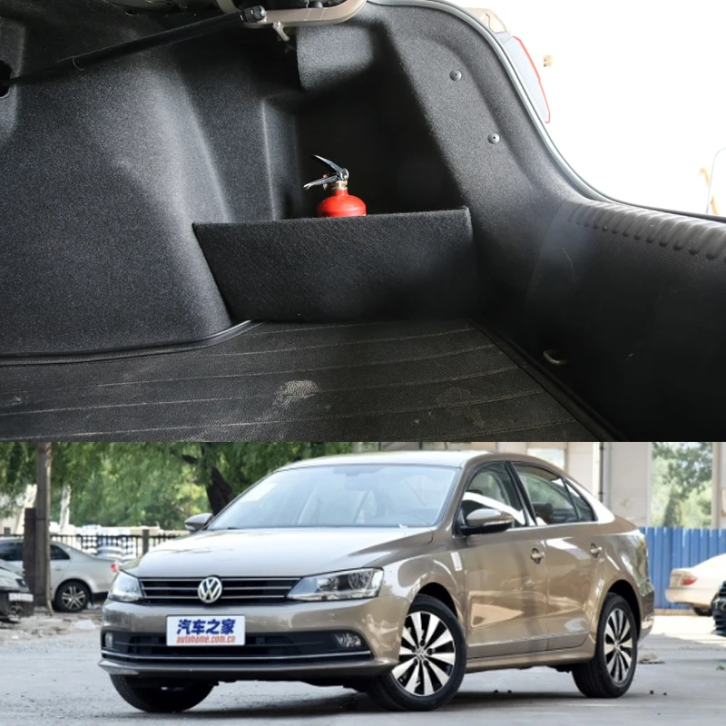 Car Trunk Side Partitions on Both Sides of the Trunk Partition Tail Box for VW for Jetta MK6 Sagitar NCS 2011-