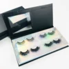 Eyelash Packaging Box Print Logo  Wholesale 4 paris 3D Mink Lashes Bulk Empty Box 25mm Mink Eyelashes Cases False Eyelashes Box 3