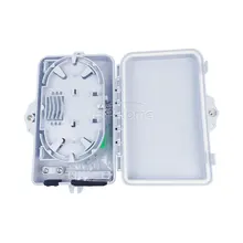 100 шт. 6 ядер FTTH оптоволоконная распределительная коробка, Клеммная Коробка ABS наружная FTTH Клеммная коробка