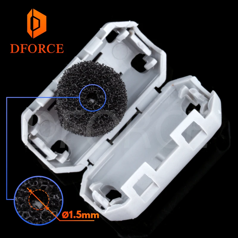 

DFORCE Filament cleaning Antistatic blocking foam waste debris For hotend E3D V6 nozzle cr10 ender3 anet A6 A8 prusa