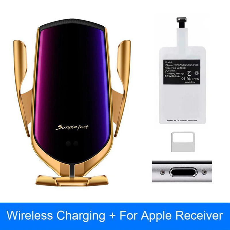 High quality infrared induction charger convenient portable smart car wireless fast | Спорт и развлечения