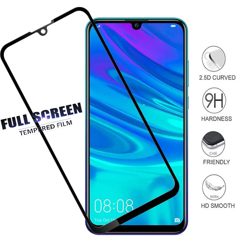 

Protective Glass For Huawei Y6 Pro Y9 Prime 2019 Nova5i Pro Glass for Huawei P Smart Z P30 P20Lite 2019 Tempered Film Full Cover