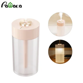 

280ML USB Air Humidifier Ultrasonic Cool-Mist Adorable Mini Humidifier With LED Light Mini USB Fan Mist Maker for Home office