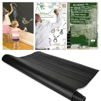 

100*45cm Vinyl Blackboard Decal Vinyl Chalkboard Sticker Wall Stickers Convenient Class Schedule Home Office Practical