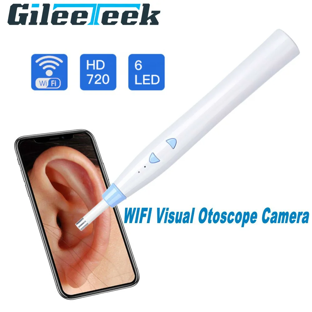 F180 5.5mm Visual Ear Spoon Earpick Mini Inspection Otoscope Camera Ear
