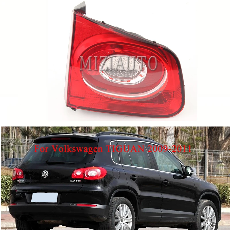 

MIZIAUTO Rear tail light Inner Side For Volkswagen TIGUAN 2009-2011 turn signal taillights Brake Light Rear Bumper Light Tail