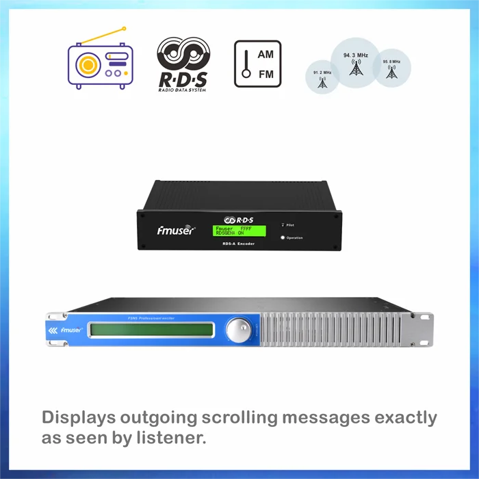 FMUSER 100 Вт/150 Вт 150 Вт радио вещания fm-передатчик+ RDS кодер с TA MPX в RDS OUT