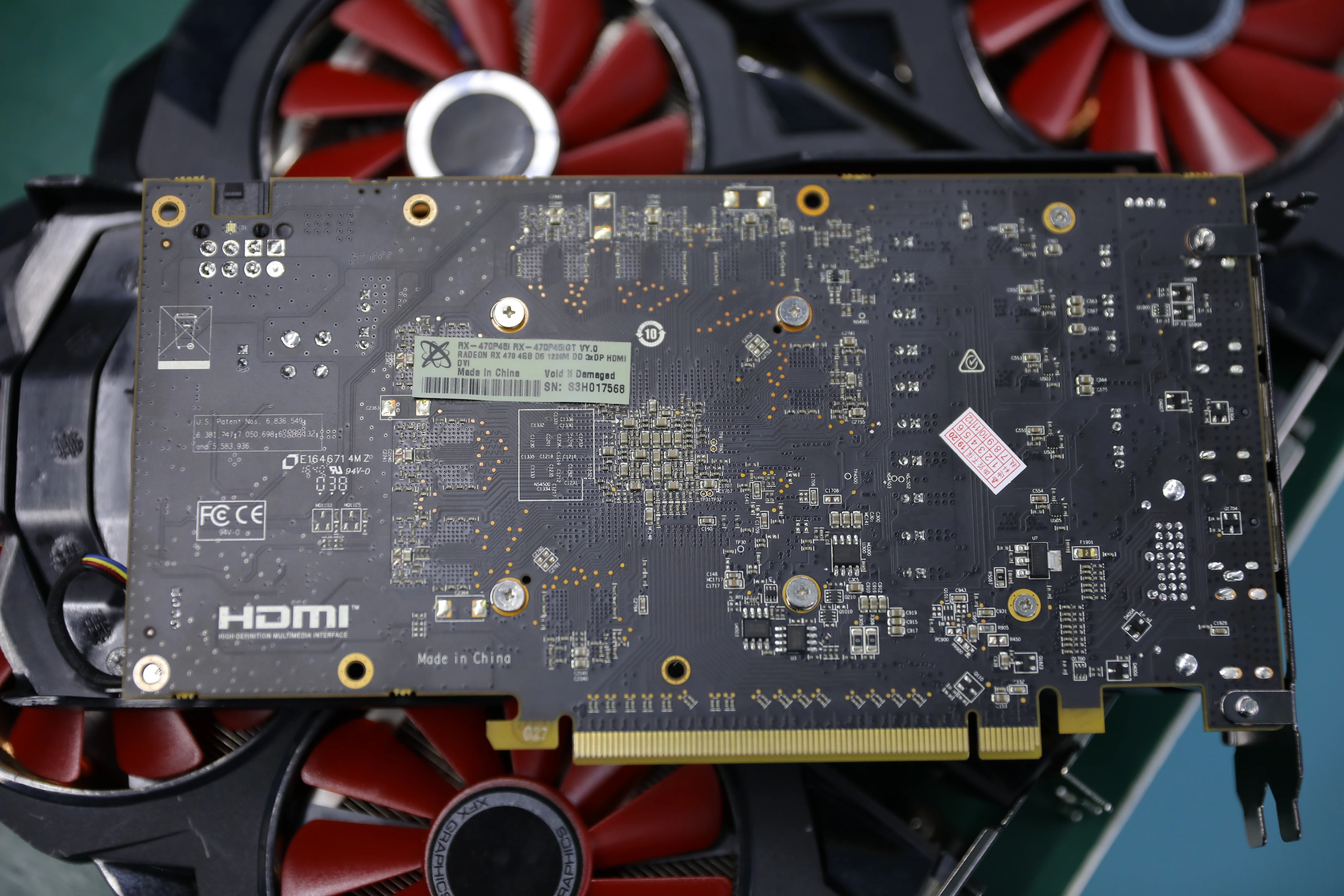 Б/у XFX rx 470 4 Гб видеокарта 256bit gddr5 ГБ настольный ПК оригинальная графическая карта