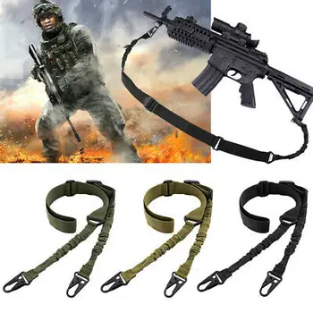 

Shotgun Gun Belt Hunting Gun Accessories Tactical 2 Point Gun Sling Shoulder Strap Outdoor Rifle Sling With QD Metal Buckle