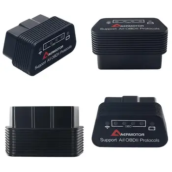 

New Brand Aermotor Bluetooth 4.0 ELM327 1.5 Wifi/Bluetooth Protocols V1.5 ELM IOS For All OBDII OBD2 Android 3 O8S3