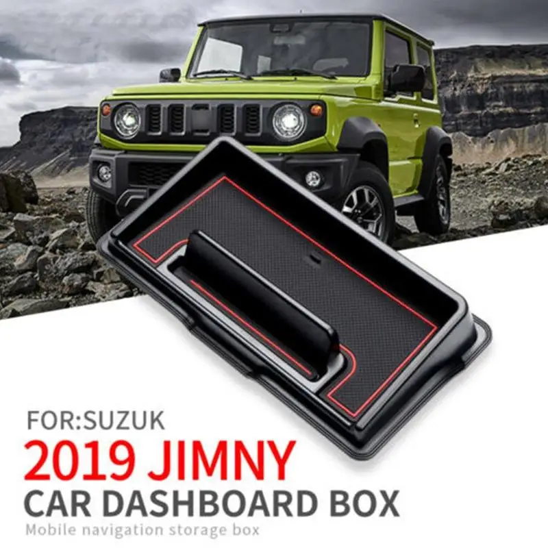 Автомобильный ящик для панелей; хранение для Suzuki Jimny центральная консоль кронштейн мобильного телефона пылезащитный водонепроницаемый ящик для хранения автомобилей