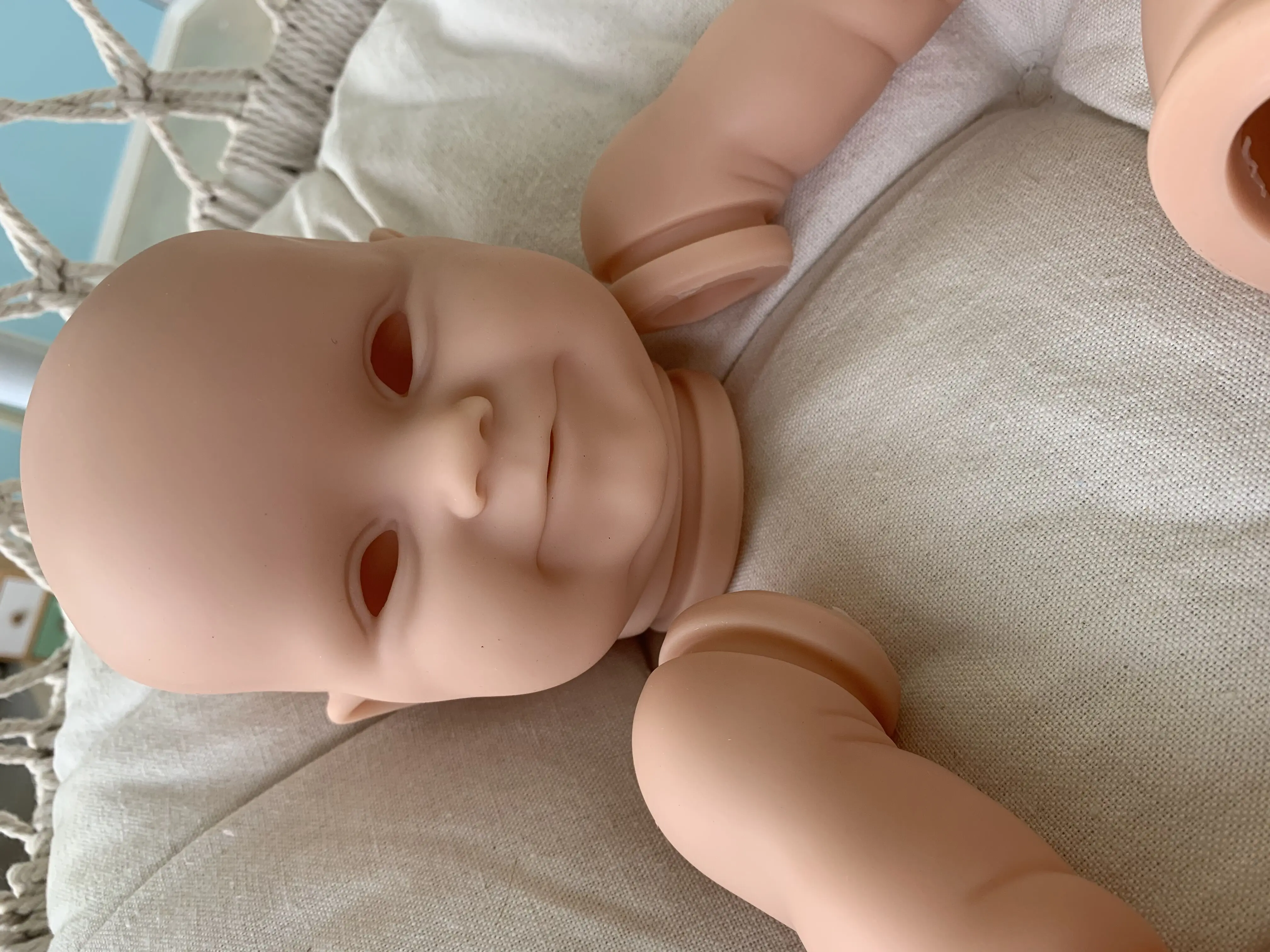 NPK 24 дюйма DIY игрушка популярная Кукла reborn набор Maddie очень мягкие реалистичные
