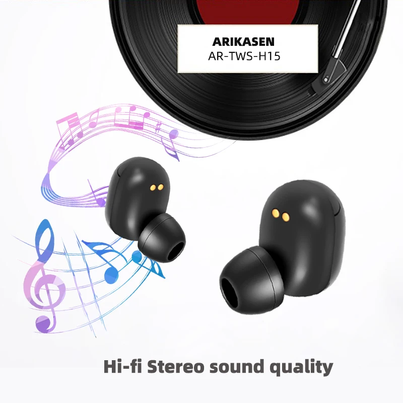 Arikasen Bluetooth 5 0 наушники настоящие беспроводные TWS вкладыши спортивные для бега с