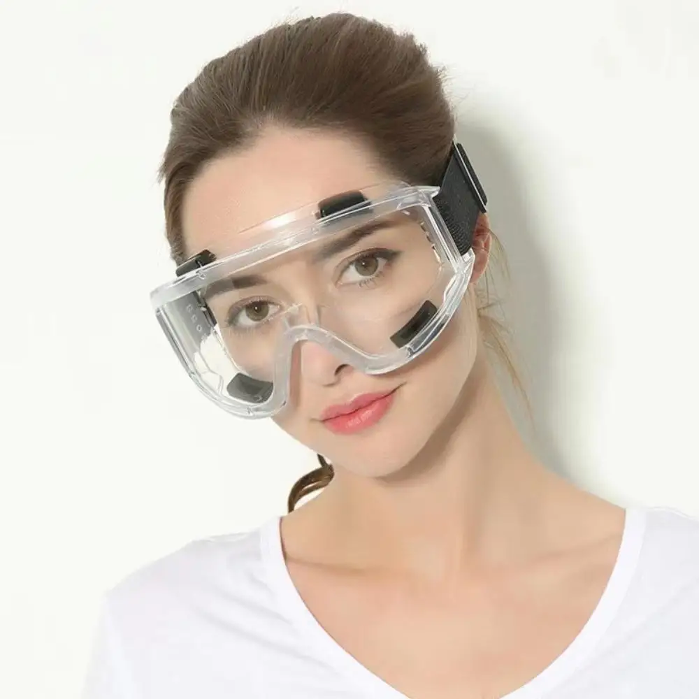 Lunettes de sécurité Anti-buée, Anti-projections, Anti-poussière, coupe-vent, pour laboratoire, Protection des yeux, pour la recherche industrielle, lentille transparente