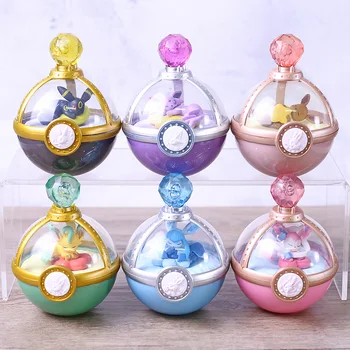 

Anime Monster Dreaming Case Vol.2 Eevee Sylveon Espeon Umbreon Glaceon Leafeon Mini PVC Figures Collection Toys 6pcs/set