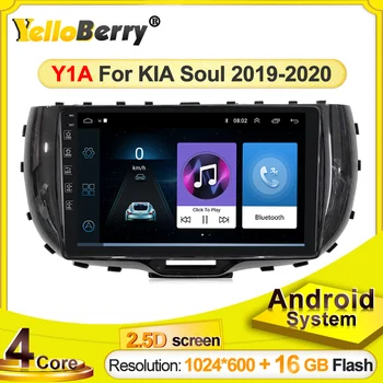 

yellowBerry Android Car radio GPS Navigation Player Stereo for Kia Soul SK3 2019 - 2020 head unit SWC Bluetooth WiFi