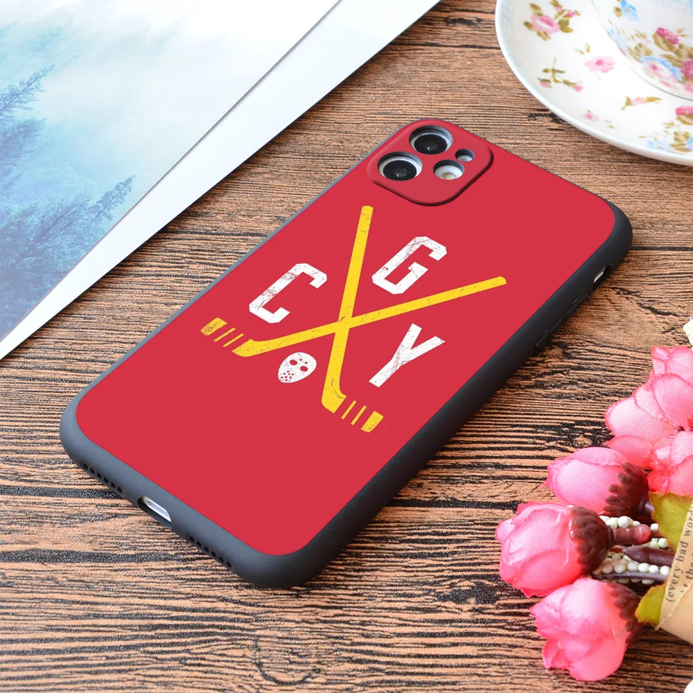 

For iPhone Cgy Retro Sticks Red Print Soft Matt Apple iPhone Case