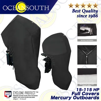 

Oceansouth Full Covers for Mercury Motor Outboards Engine Professional Marine Yacht Boat Accessories UV Sun Protection 15-115HP
