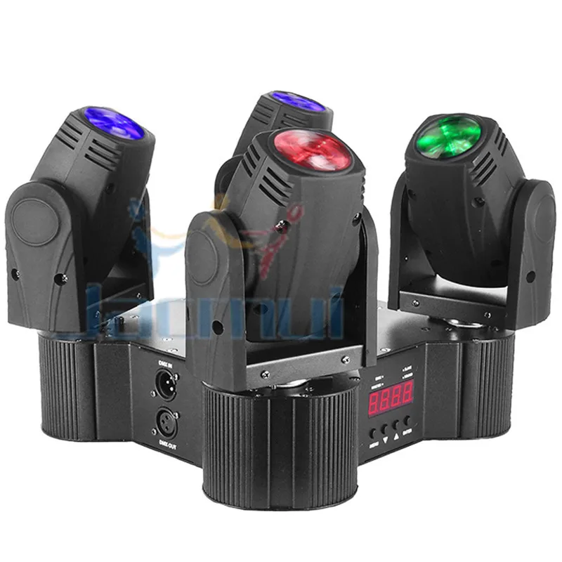 

4*10W 4in1 RGBW Mini Beam Led Moving Head Disco Light With DMX Party Decor