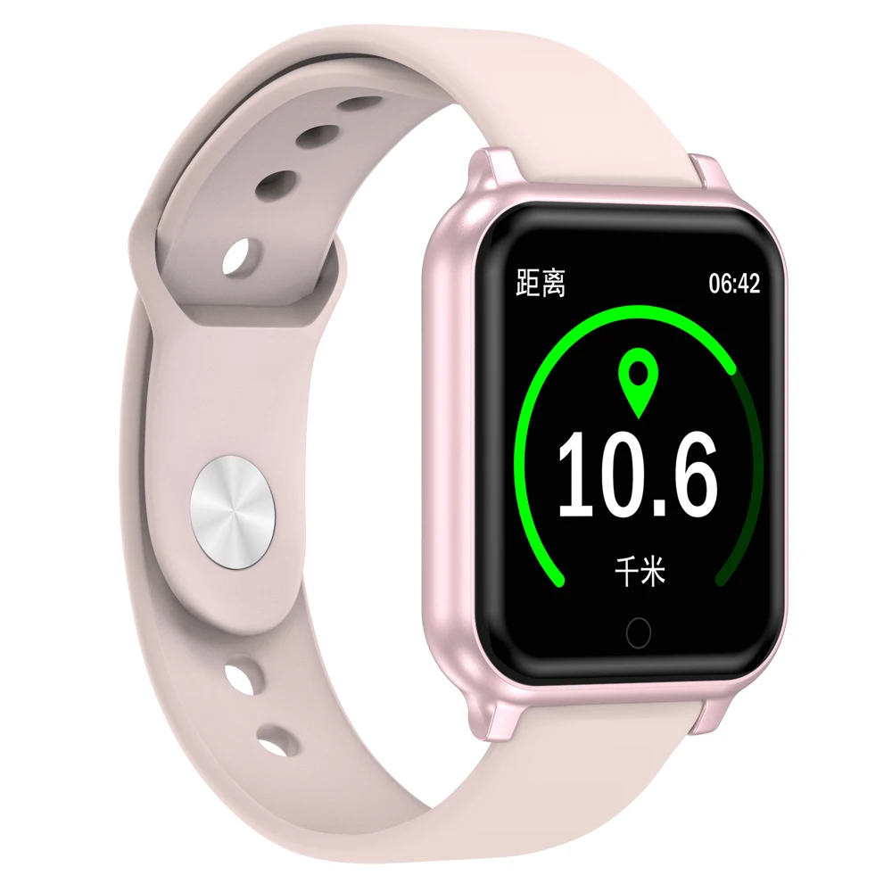 Умные часы для Apple, Android B58, водонепроницаемые, пульсометр, кровяное давление, умные часы для женщин, мужчин, детей, умные часы для iPhone, samsung - Цвет: B58 RoseGold