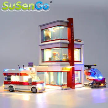 

SuSenGo LED Light kit For City Series City Hospital Building Blocks Lighting Set Compatible with 60204 (Model Not Included)
