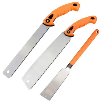 

Garden Agricultural Pruning Cutting Grinding Handsaw SK-5 Spring Steel Hand Saw Fine-Toothed Saw Blades Thin Wearable