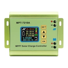 Цифровой MPPT Контроллер заряда для фотоэлектрических систем для литий Батарея 24 V/36 V/48 V/60 V/72 V Батарея пакет Выход 0-10A MPT-7210A O11 19