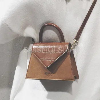 

messenger women bag Vintage handbag texture shoulder bag Female 2019 new famous brand designer crossbody bag retro tote bag