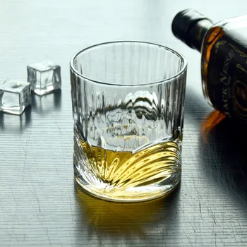 

2 Pcs set high quality fashion home bar lead-free whiskey glass cups 0901-61