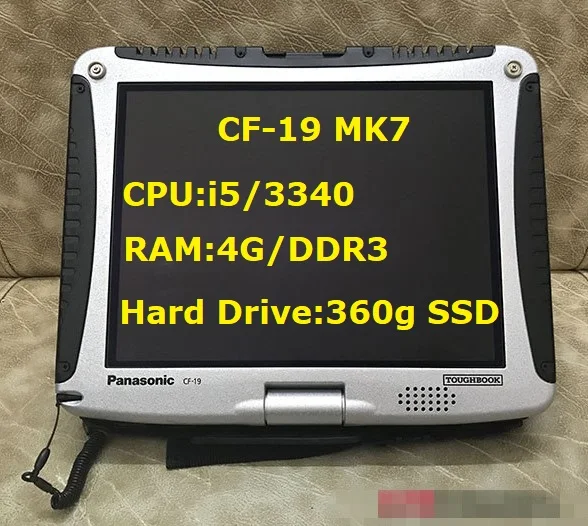 Б/у Panasonic Полностью прочный Toughbook Cf-19 планшет CF19 компьютер MK5 MK6 MK7 MK8 Intel Core i5 4 ГБ/8 ГБ Ram Windows 10 или Win 7 - Цвет: Розовый